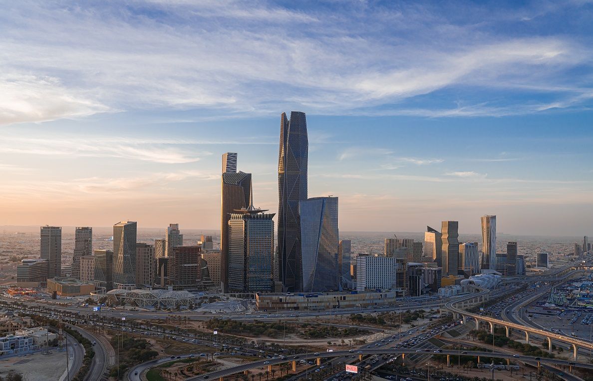 Riyadh KAFD skyline